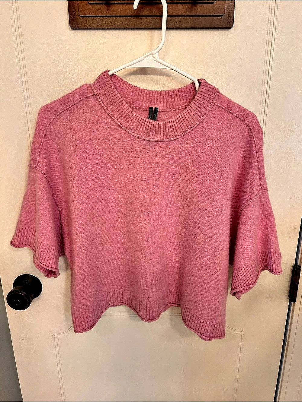 Anthropologie Pink Goldie Cashmere Sweater Tee